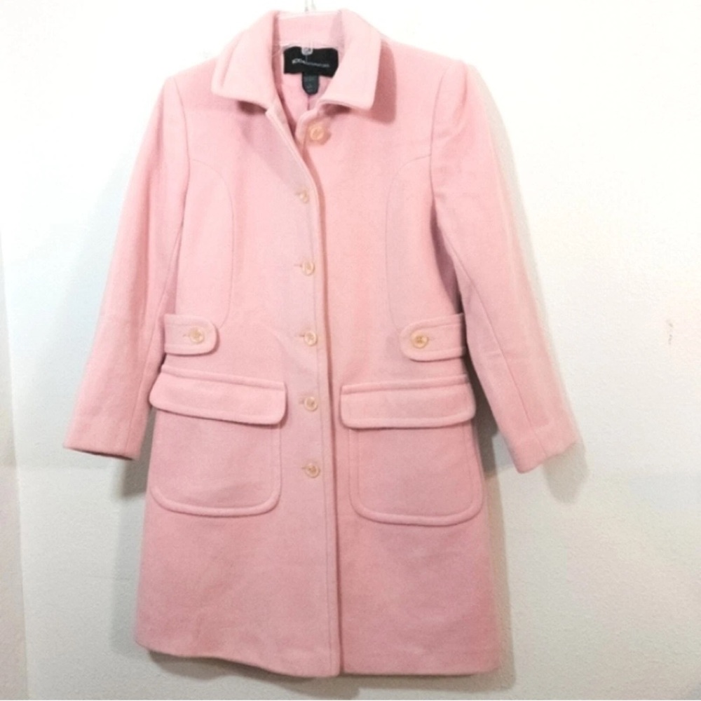 Victoria’s Secret GORGEOUS Moda International Wool Coat Pink warm & cozy long